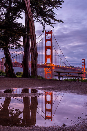 Golden Gate after the rain
