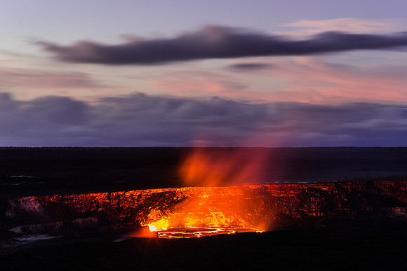 Volcano at Sunrise
