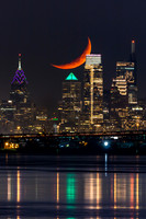 Philadelphia Crescent from 11 miles